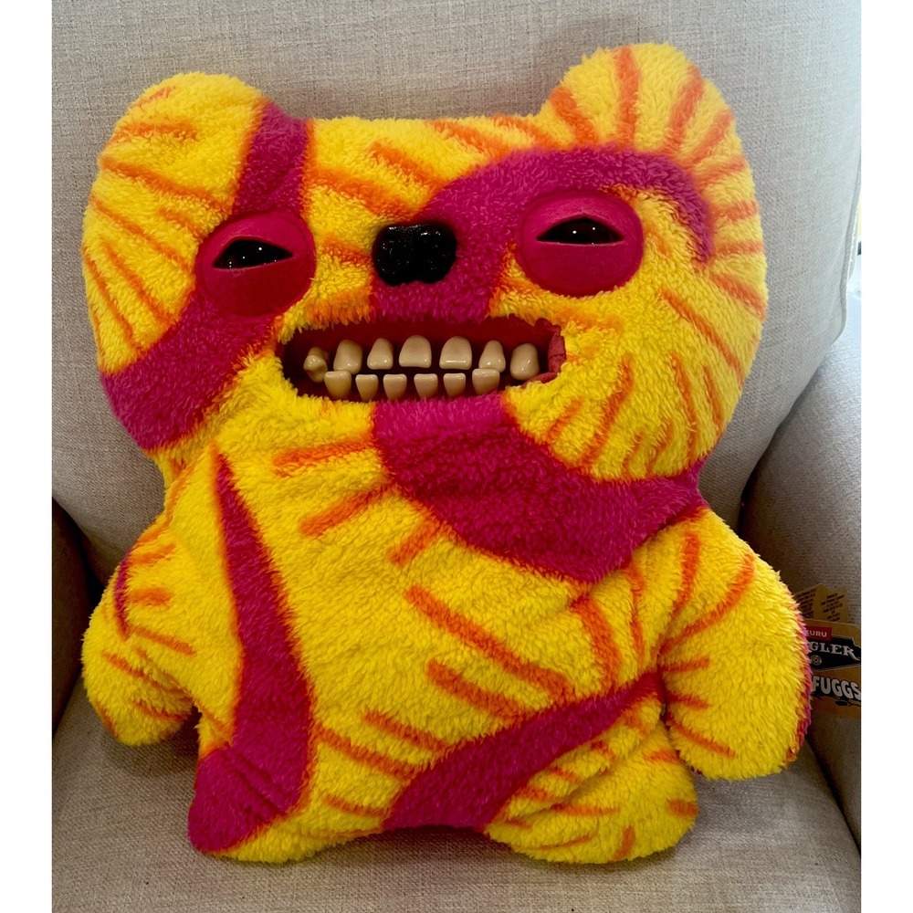 Zuru Fuggler Bigg Fuggs XL Old Tooth  18" XL Plush Ugly Doll Toy Ltd Edition NWT